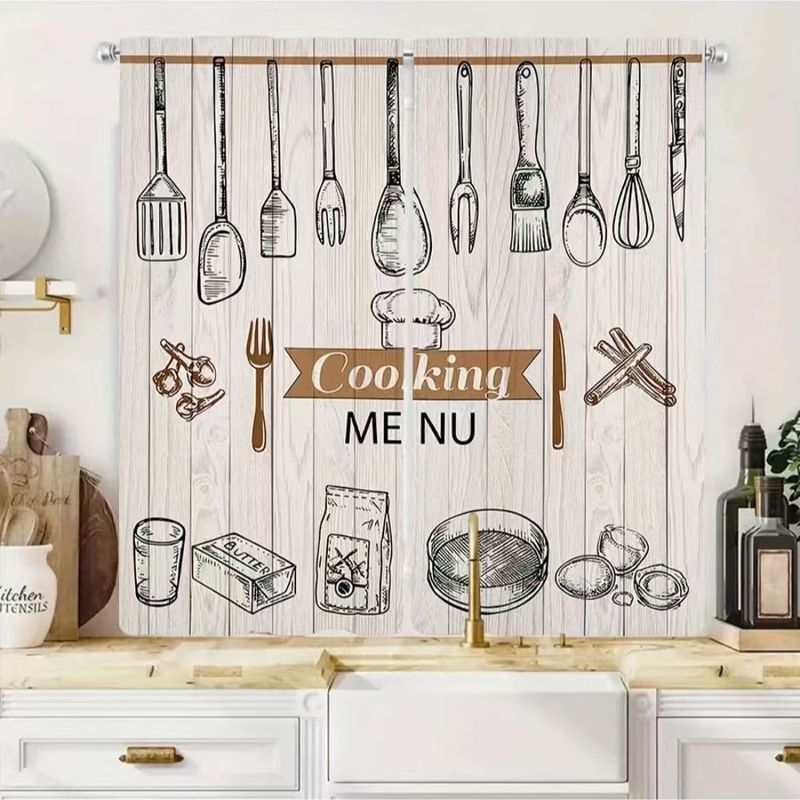 Home Cooking Youtube - Cortinas de Cozinha Vintage VIKAMA com