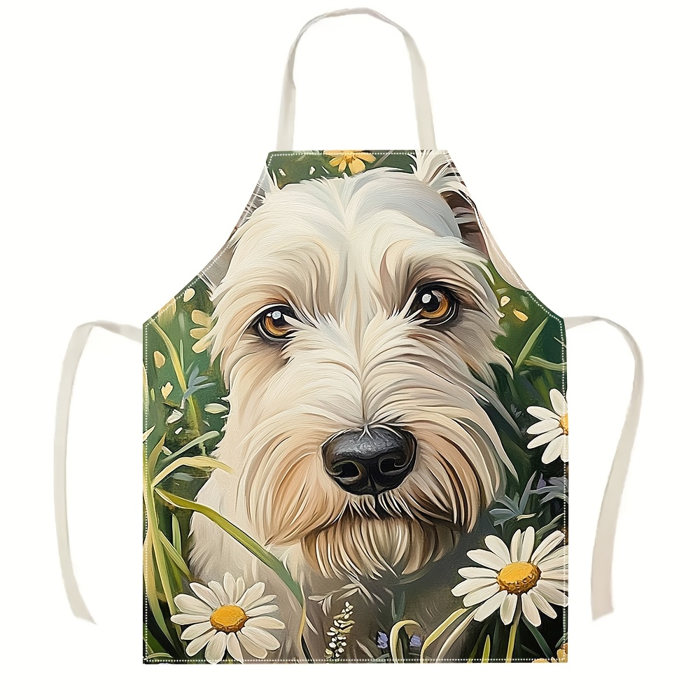 Mom'S Home Cooking - Avental de Cachorro Branco Fofo, Babador