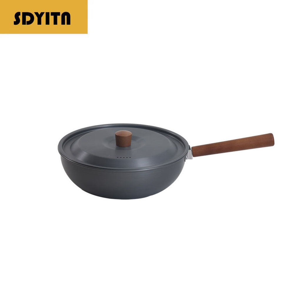 Home Cooking In Chinese - Wok de liga de alumínio para