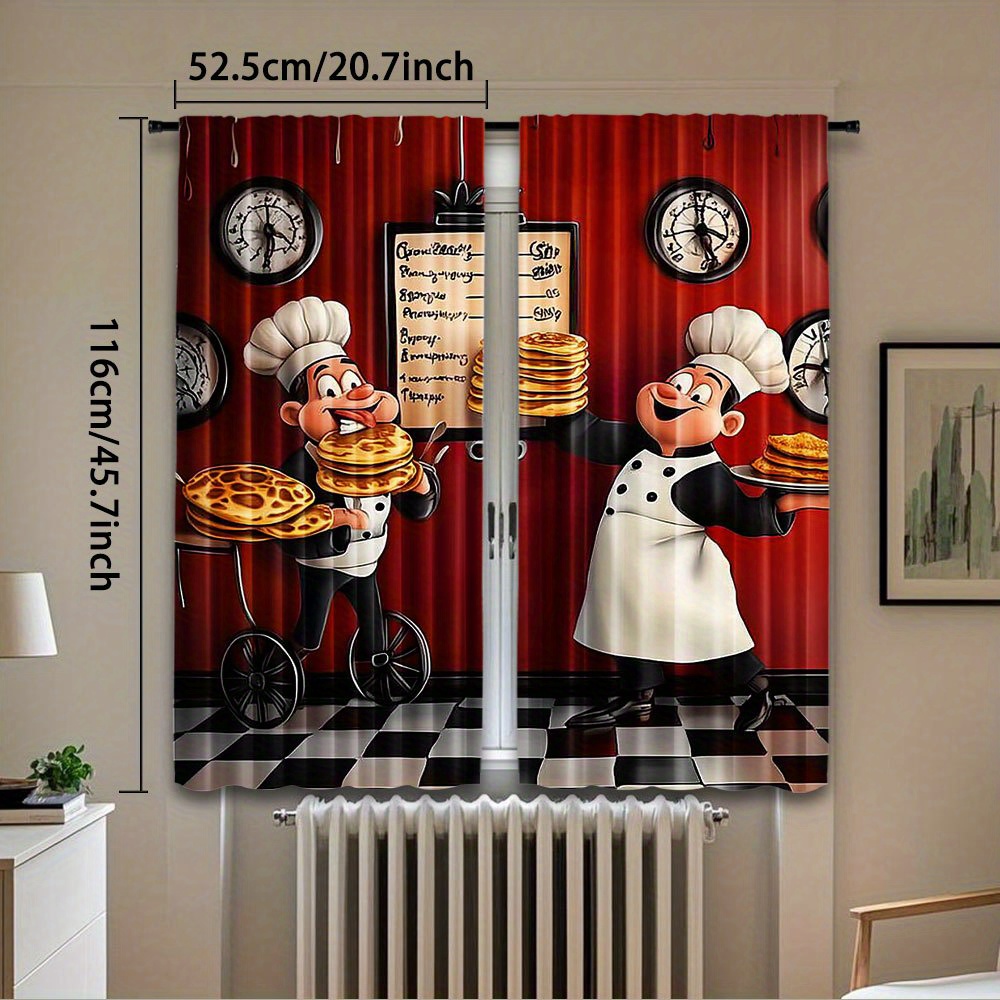 Cortinas Blackout com Estampa  - Home Cooking Youtube avaliação e preço