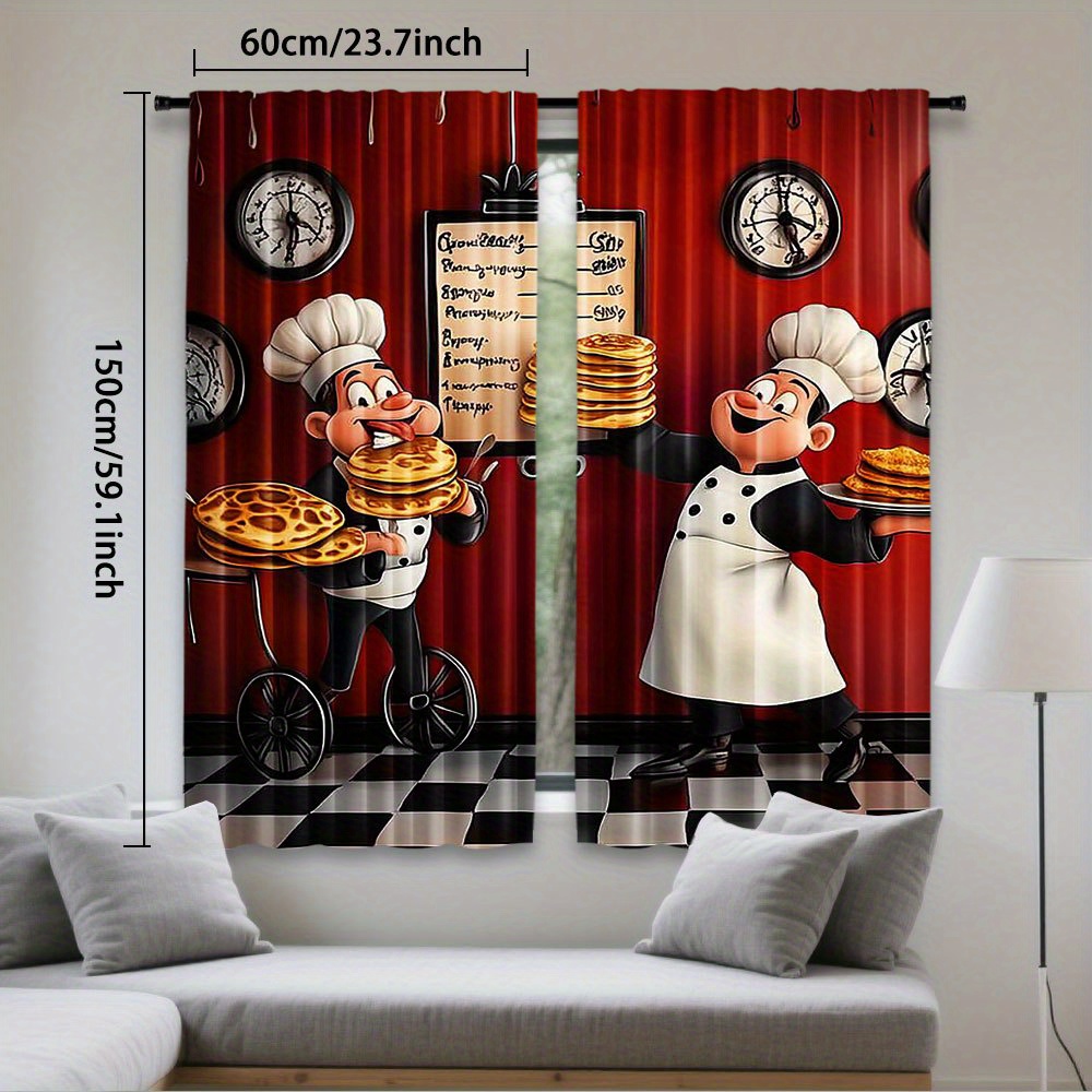 Cortinas Blackout com Estampa  - Home Cooking Youtube avaliação e preço