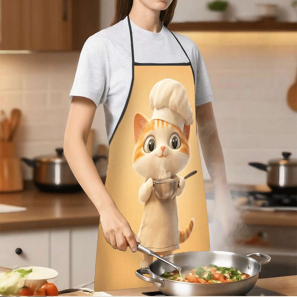 Avental de Gato Chef Fofo, Bab - Mom'S Home Cooking avaliação e preço
